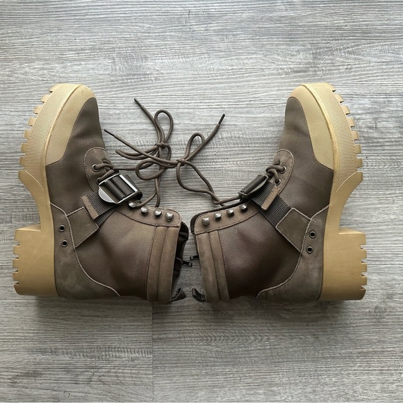Steve Madden combat boots Sz 10 hiking - Picture 6 of 8